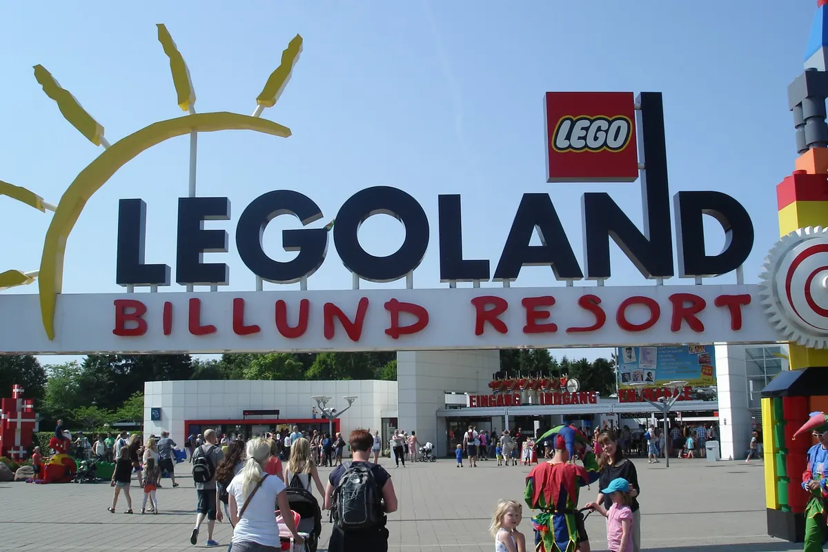 Indgangen til Legoland Billund